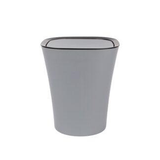 Grey polypropylene dustbin, 8L | Amonn