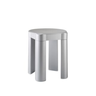 Bathroom stool in gray ABS | Amonn