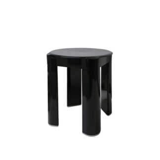 Bathroom stool in black ABS | Amonn