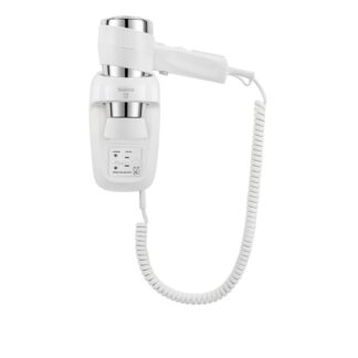  Action Super Plus 1600 wall-mounted hair dryer, color white and chrome - 1600W | Valera