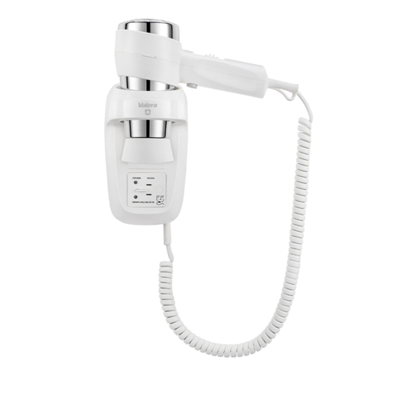 Action Super Plus 1600 wall-mounted hair dryer, color white and chrome - 1600W | Valera
