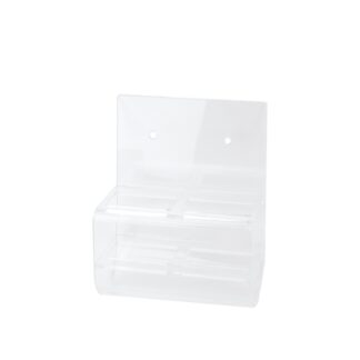 Porta telecomando doppio da parete - 14x5,4xh18cm | Amonn