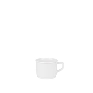 Tasse aus weißem Melamin - 10Stk | Amonn