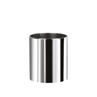 Round bin in polished steel - 7L | Amonn