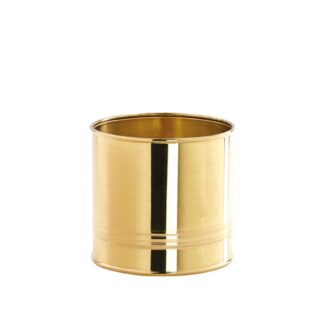 Round bin in brass - 5L | Amonn