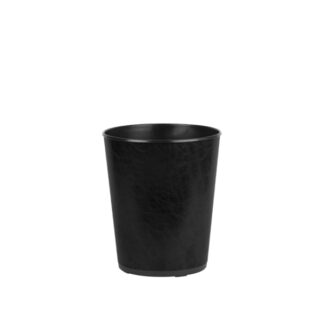 Cestino gettacarte rotondo in PVC nero - 12L | Amonn