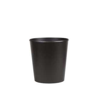 Oval bin in black PVC - 12L | Amonn
