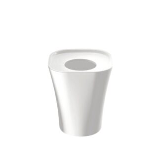 Cestino gettacarte in polipropilene bianco - 12L | Trash