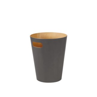 Papierkorb aus grauem Holz - 9L | Amonn