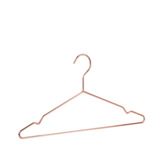 Copper-coated steel clothes hanger with hook - 50pcs | Amonn