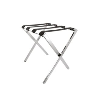 Reggivaligia richiudibile in acciaio lucido - 60x48xh53cm | Amonn