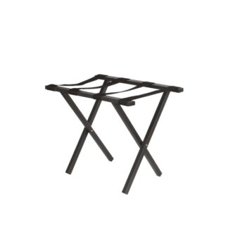 Reggivaligia richiudibile in metallo nero - 64x43xh51cm | Amonn