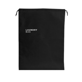 Sacchetto biancheria in cotone nero - 10pz | Amonn