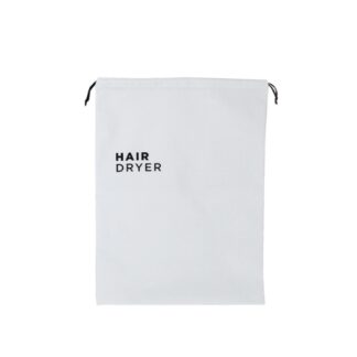 Sacchetto asciugacapelli in cotone bianco - 10pz | Amonn