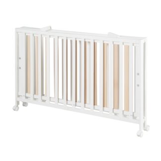 Lettino richiudibile in legno bianco | Amonn