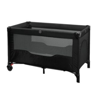 Klappbares Kinderbettchen, Farb Schwarz | Amonn