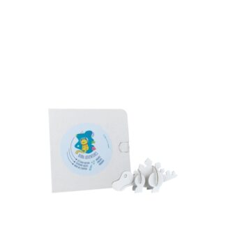 'Dinosaurs' booklet with cards for building dinosaurs - 60pcs | Birba Adventures