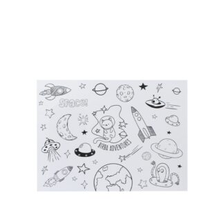 Tovaglietta bimbi in carta con figure da colorare - 100pz | Birba Adventures