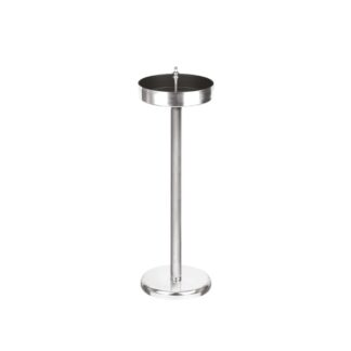 Floor stand ashtray in chrome-plated brass | Classic