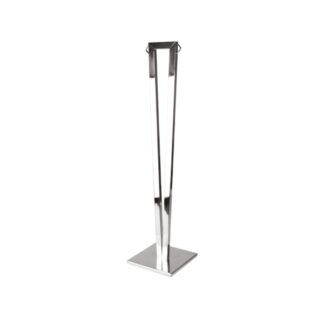 Barrier pole in polished stainless steel | Steel Line