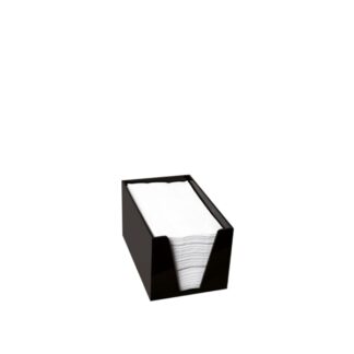 Papierhandtuchspender aus schwarzem Plexiglas | Amonn