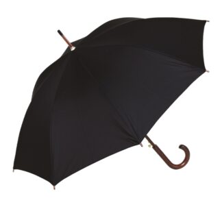  Regenschirm aus schwarzem Nylon Polyester, Ø105cm - 10Stk | Amonn