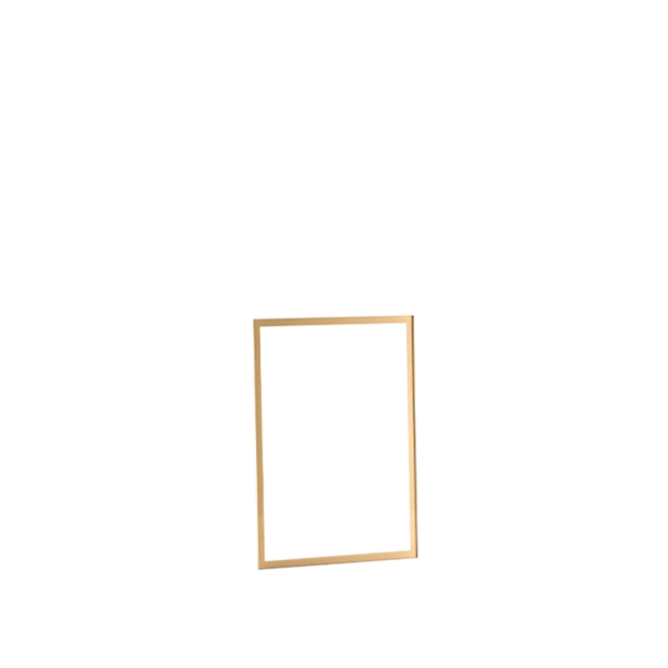 Information display with gold frame, for A4 single | Amonn