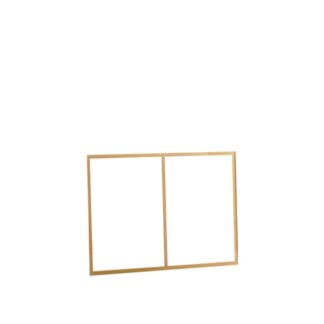 Information display with gold frame, for A4 double | Amonn
