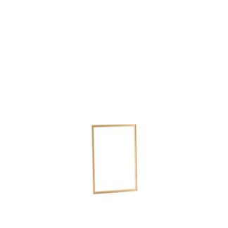 Porta avvisi da parete con cornice dorata, per A5 singolo | Amonn