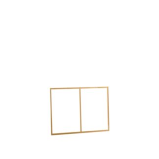 Information display with gold frame, for A5 double | Amonn
