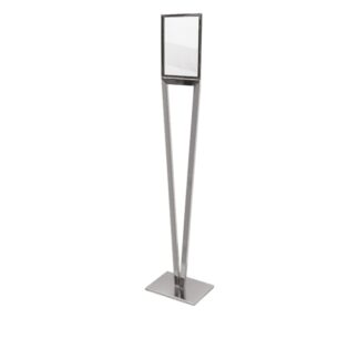 Information display in polished stainless steel | Steel Line