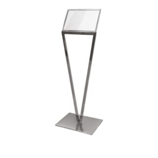 Information display in polished stainless steel | Steel Line