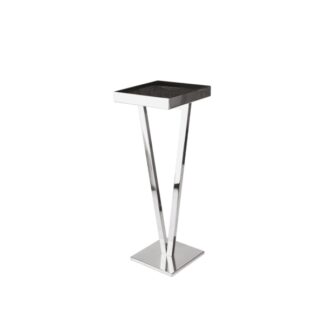 Floor stand ashtray in polished stainless steel | Steel Line