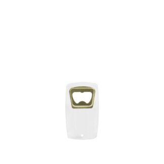 Bottle opener in transparent ABS and gold-plated metal | Amonn