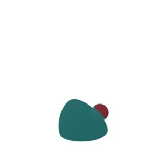 Sottobicchiere curve in ecopelle bordeaux/verde - 30pz | Amonn