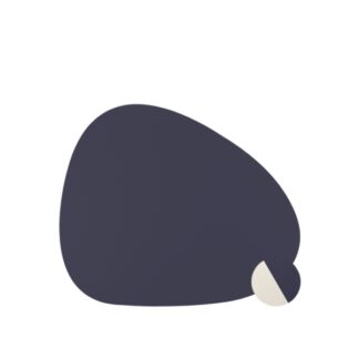 Gebogenes Platzset aus weißem/blauem Kunstleder - 30Stk | Amonn