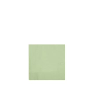 Tovagliolo in cellulosa, verde pastello, 33x33cm, piegato a 4 - 1350pz | Amonn