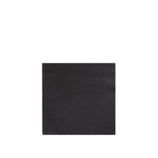 Tovagliolo in Spunlace biodegradabile e compostabile, nero, 40x40cm, piegato a 4 - 1200pz | Amonn