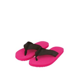 Infradito Solid in gomma rigida fucsia e fasce nere, misura donna - 50pz | Amonn