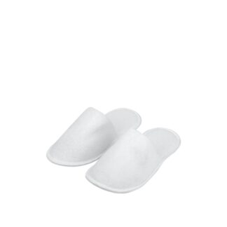 Smooth slipper in white sponge, unisex size - 90pcs | Amonn