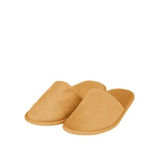 Delicate slipper in beige Soft Plush sponge, unisex size - 100pcs | Amonn