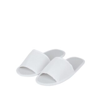 Slipper All Environments aus weißem wasserdichtem Polyester, Unisex-Größe - 100Stk | Amonn