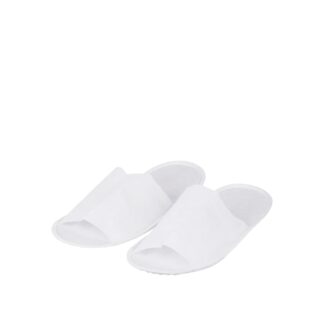 Basic slipper in white non-woven fabric, unisex size - 300pcs | Amonn