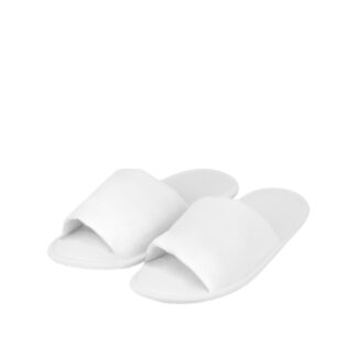 Futura slipper in white sponge, open upper, unisex size - 100pcs | Amonn