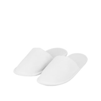 Slipper Futura aus weißem Frottee, geschlossene Oberseite, Unisex-Größe - 100Stk | Amonn