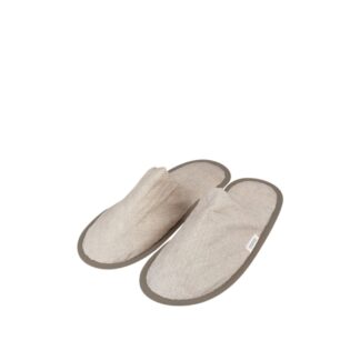 Pantofola Biolook biodegradabile e compostabile, colore marrone, misura unisex - 100pz | Amonn