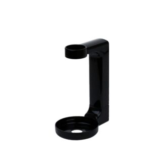 Classic single wall bracket in black plastic for Natural Wash 500ml dispenser | Amonn