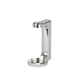 Classic single wall bracket in chrome-plated plastic for Natural Wash 500ml dispenser | Amonn