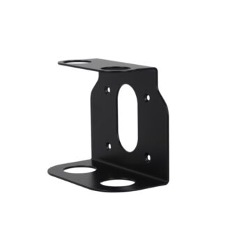 Supporto Basic doppio in acciaio inox nero per dispenser Large 300ml | Amonn