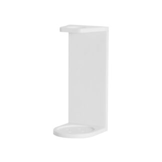 Pure single wall bracket in white corian for Maxi Stick 500ml dispenser | Amonn
